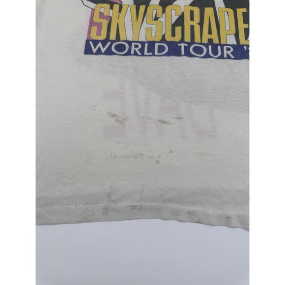 Vintage 1988 David Lee Roth Skyscraper World Tour Shirt Size: OSFA - Picture 15 of 16